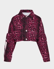 YUKI CROPPED JACKET PINK