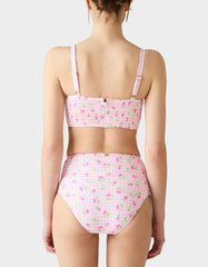 GINGHAM ROSE BIKINI SET PINK