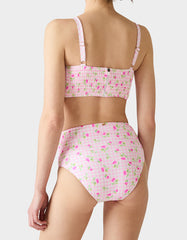 GINGHAM ROSE BIKINI SET PINK