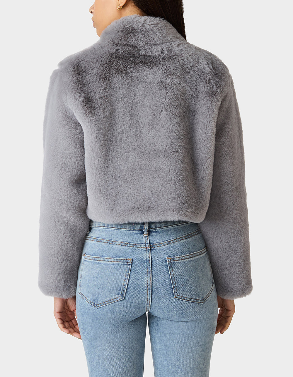 MISTY LUXE FAUX FUR GREY