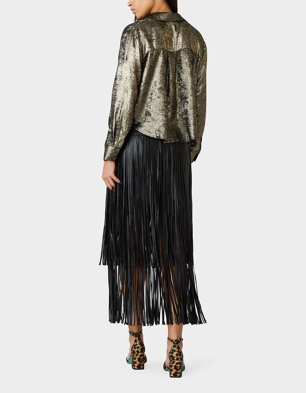 GOLD RUSH TOP BLACK/GOLD