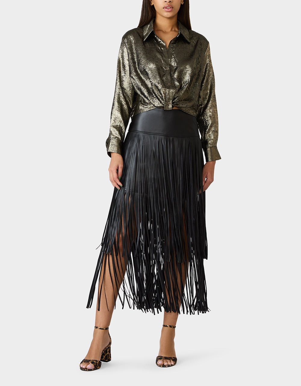 GOLD RUSH TOP BLACK/GOLD