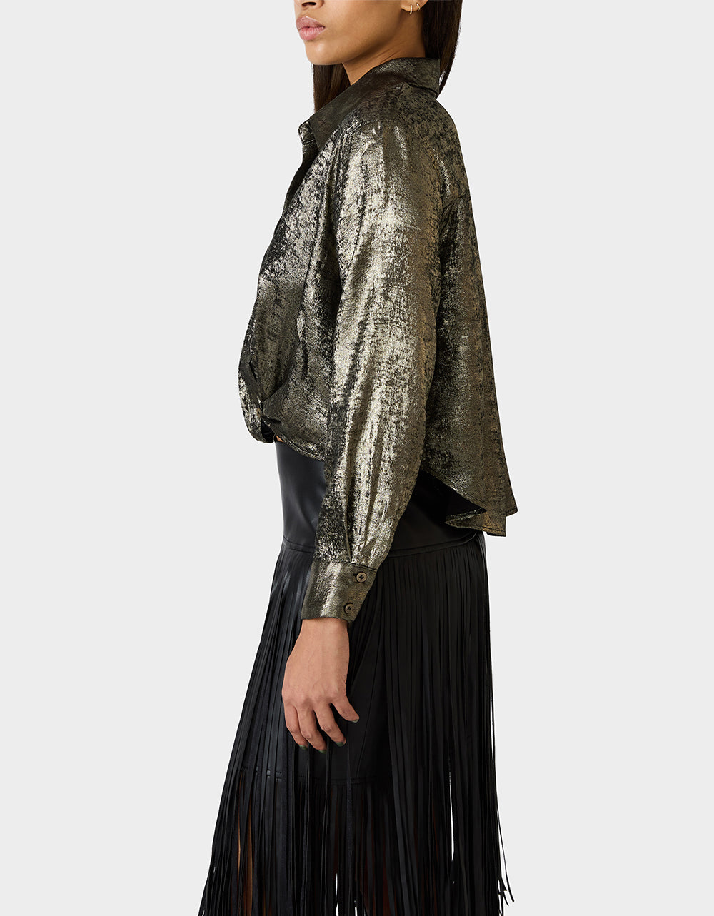 GOLD RUSH TOP BLACK/GOLD