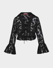 OPHELIA NOIR BLOUSE BLACK