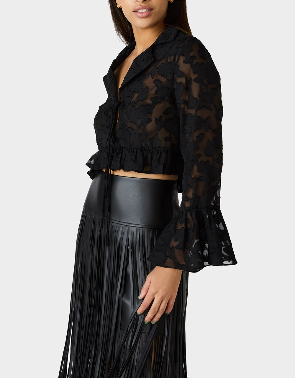 OPHELIA NOIR BLOUSE BLACK