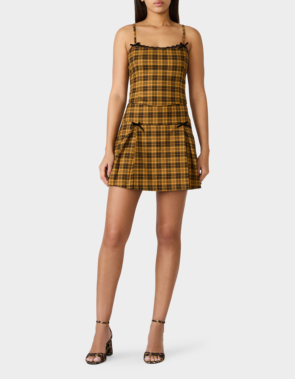 RAD PLAID TOP YELLOW PLAID
