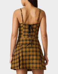 RAD PLAID TOP YELLOW PLAID
