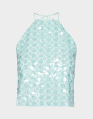 MERMAID MIRAGE TOP LIGHT BLUE