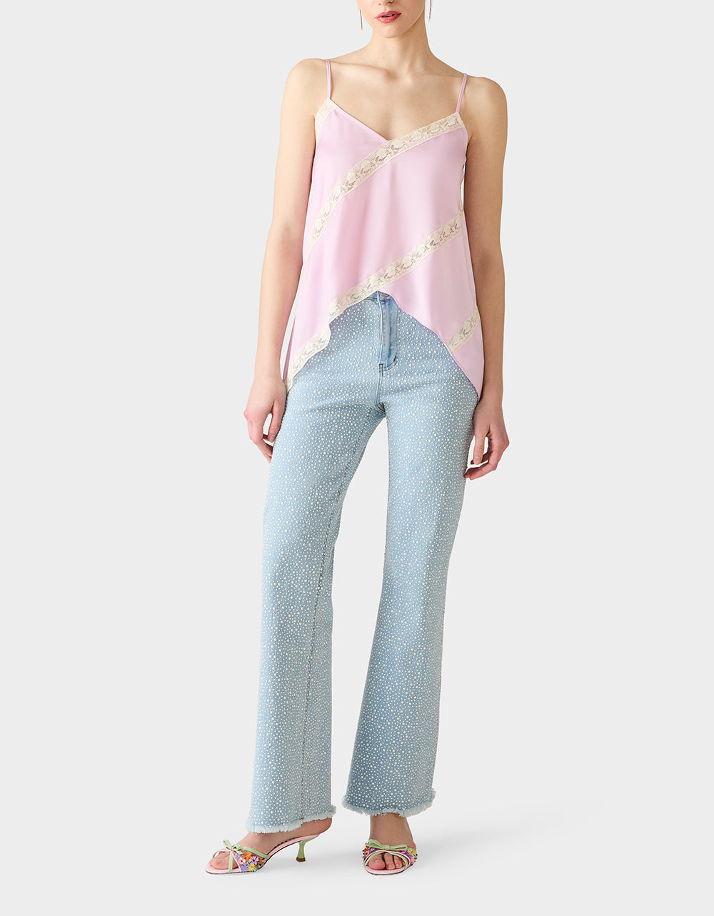 LACEBOUND TOP MAGENTA