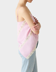 LACEBOUND TOP MAGENTA