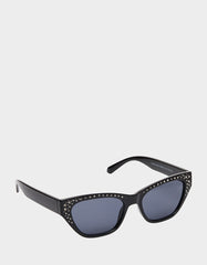 ROCKSTAR STUD SUNNIES BLACK