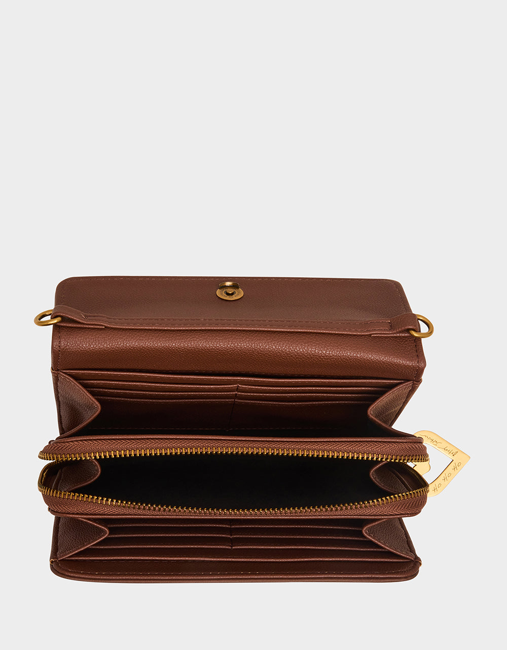 BAKING SPIRITS BRIGHT WALLET ON CHAIN BROWN