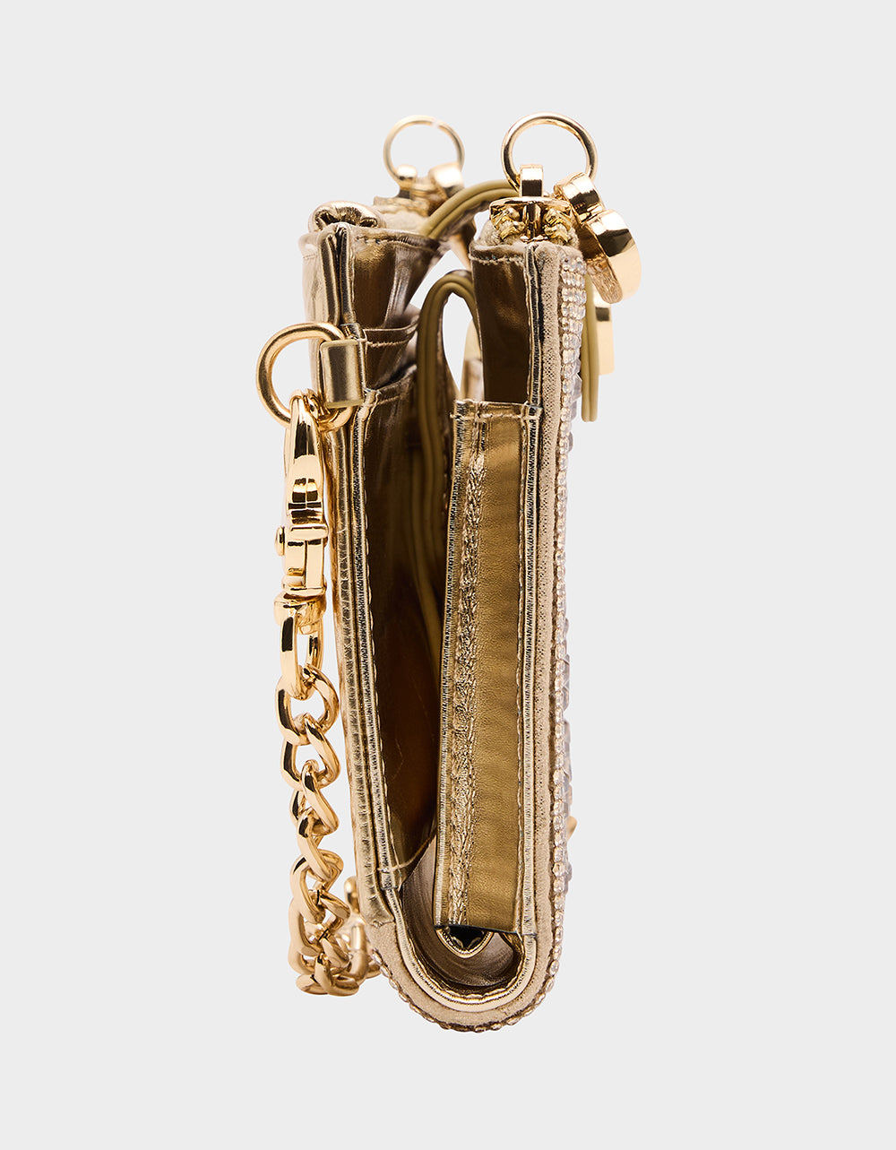 WALLET ON CHAIN PHONE HOLDER CHAMPAGNE