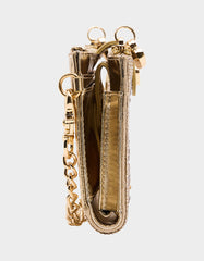 WALLET ON CHAIN PHONE HOLDER CHAMPAGNE