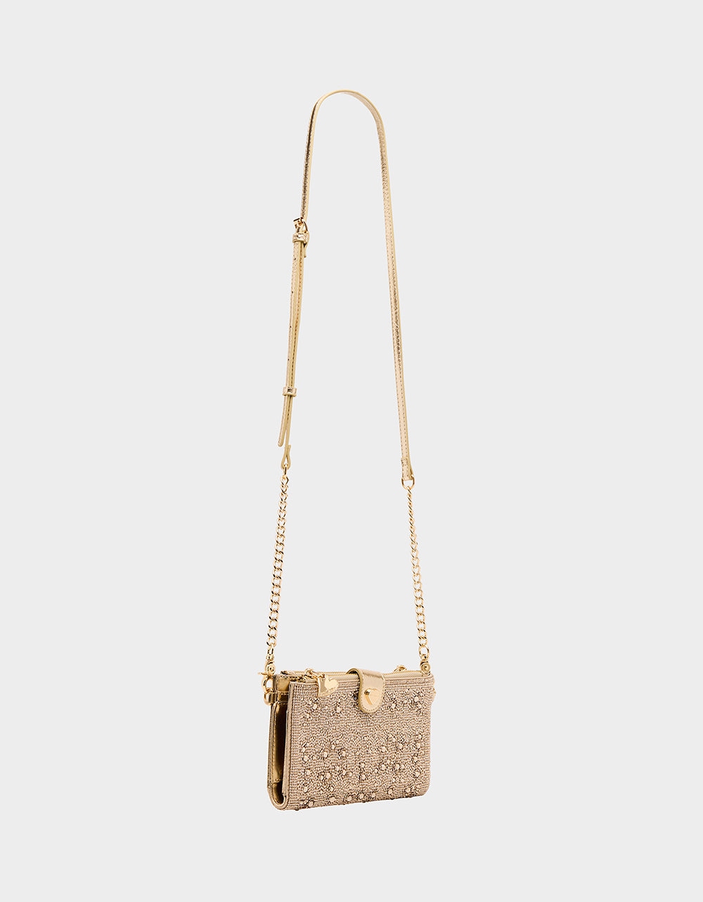 WALLET ON CHAIN PHONE HOLDER CHAMPAGNE