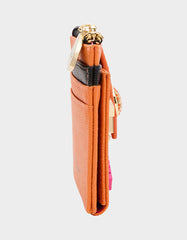 DONT BLOCK ME BIFOLD WALLET ORANGE