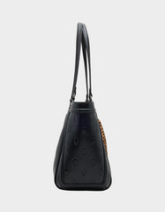 SKULLICIOUS TOTE WITH SCARF BLACK