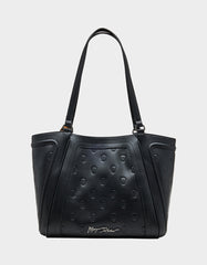 SKULLICIOUS TOTE WITH SCARF BLACK