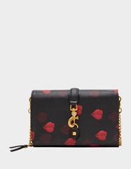 KISSES WALLET ON CHAIN BLACK/MULTI