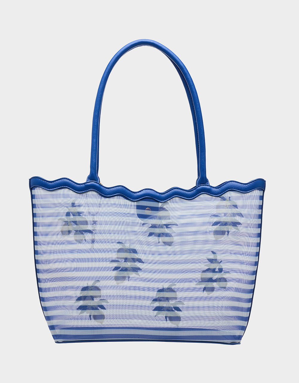 MESHIN AROUND TOTE BLUE/STRIPE