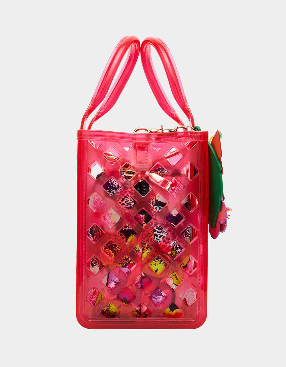 JAMMIN CLEAR SATCHEL PINK