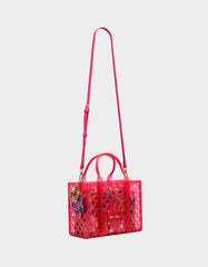 JAMMIN CLEAR SATCHEL PINK