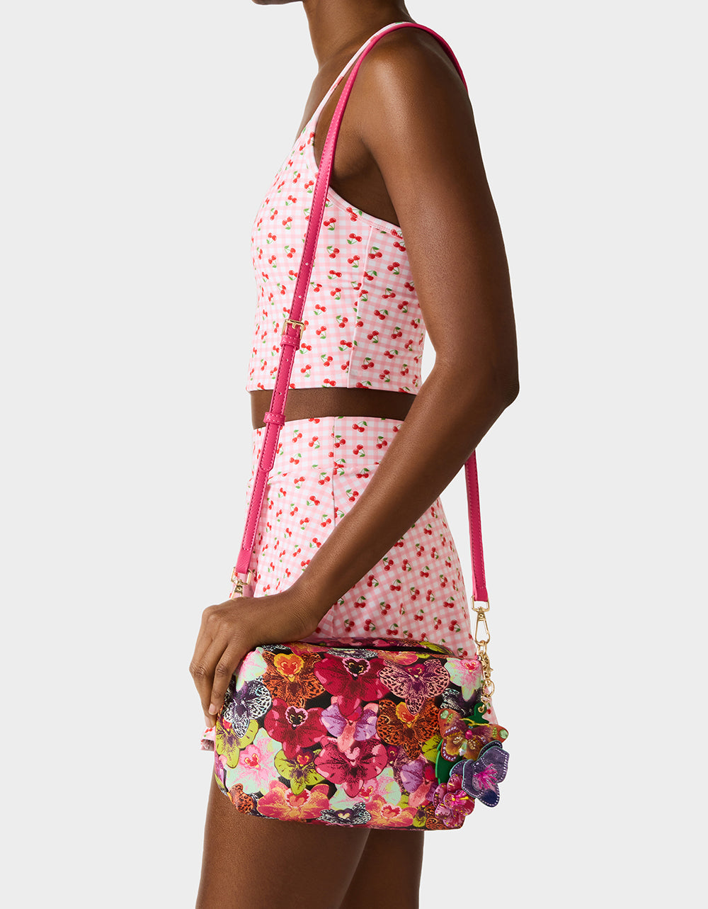 JAMMIN CLEAR SATCHEL PINK