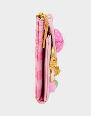 A TISKET A TASKET WALLET PINK MULTI