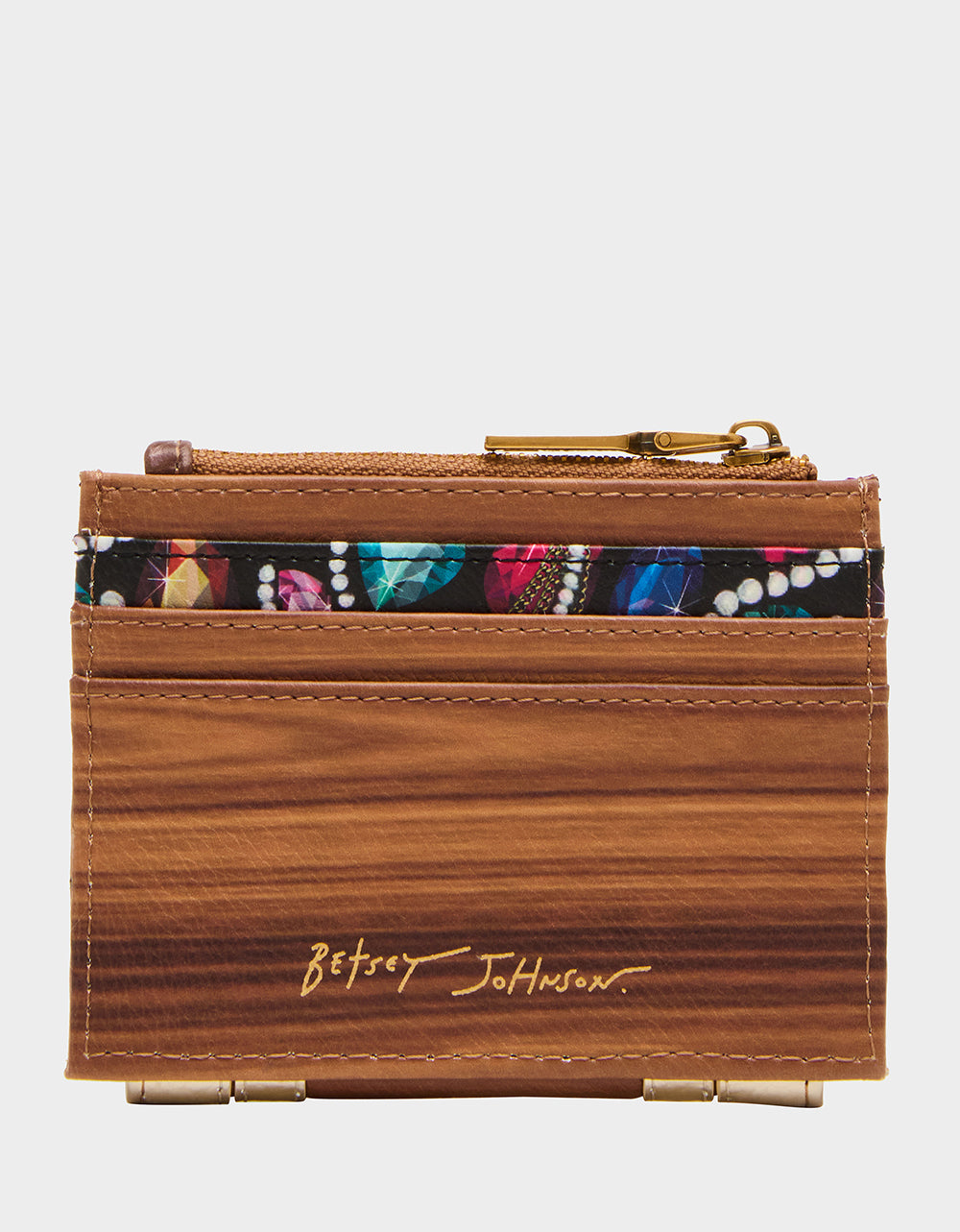 X MARKS THE SPOT WALLET BROWN