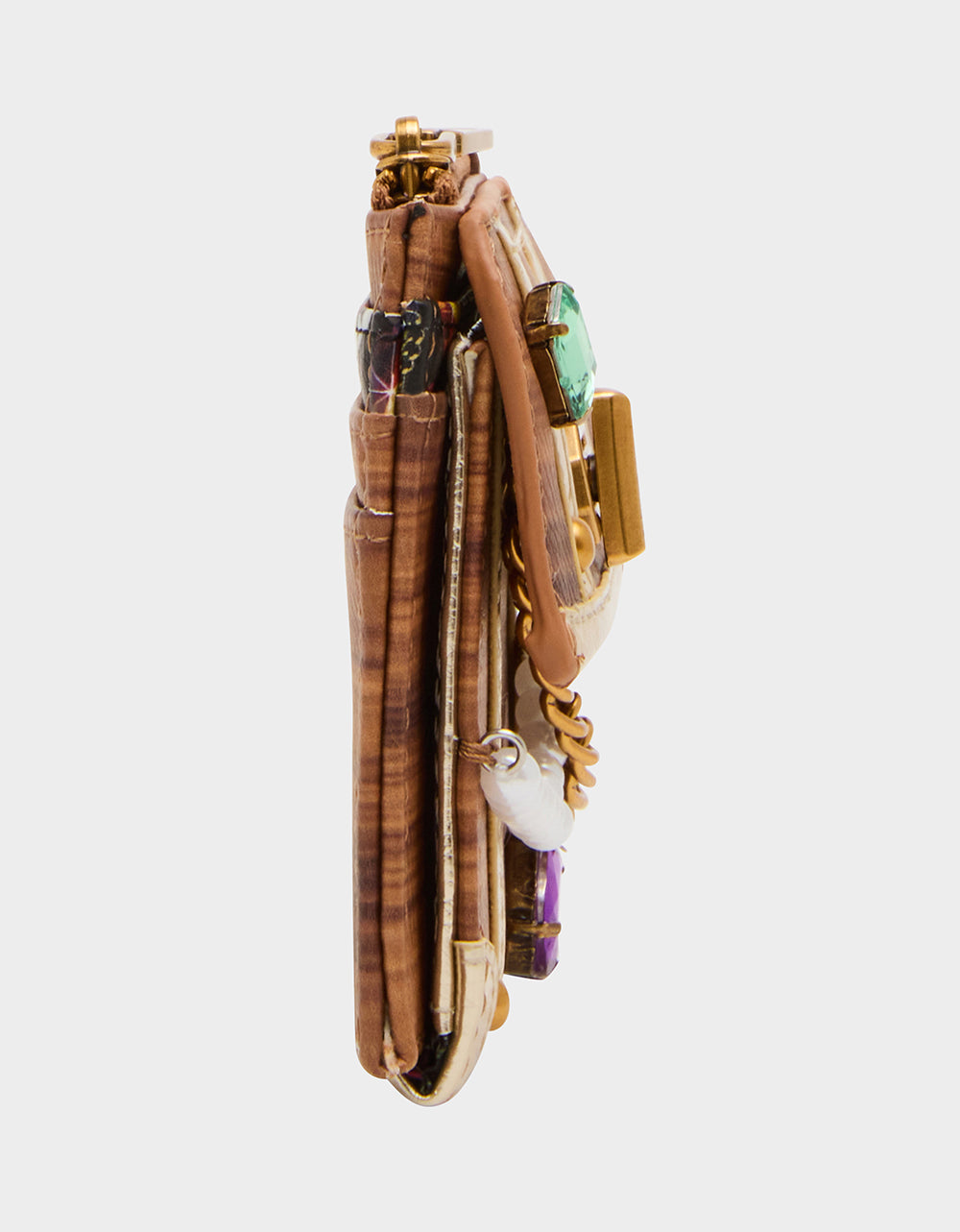 X MARKS THE SPOT WALLET BROWN