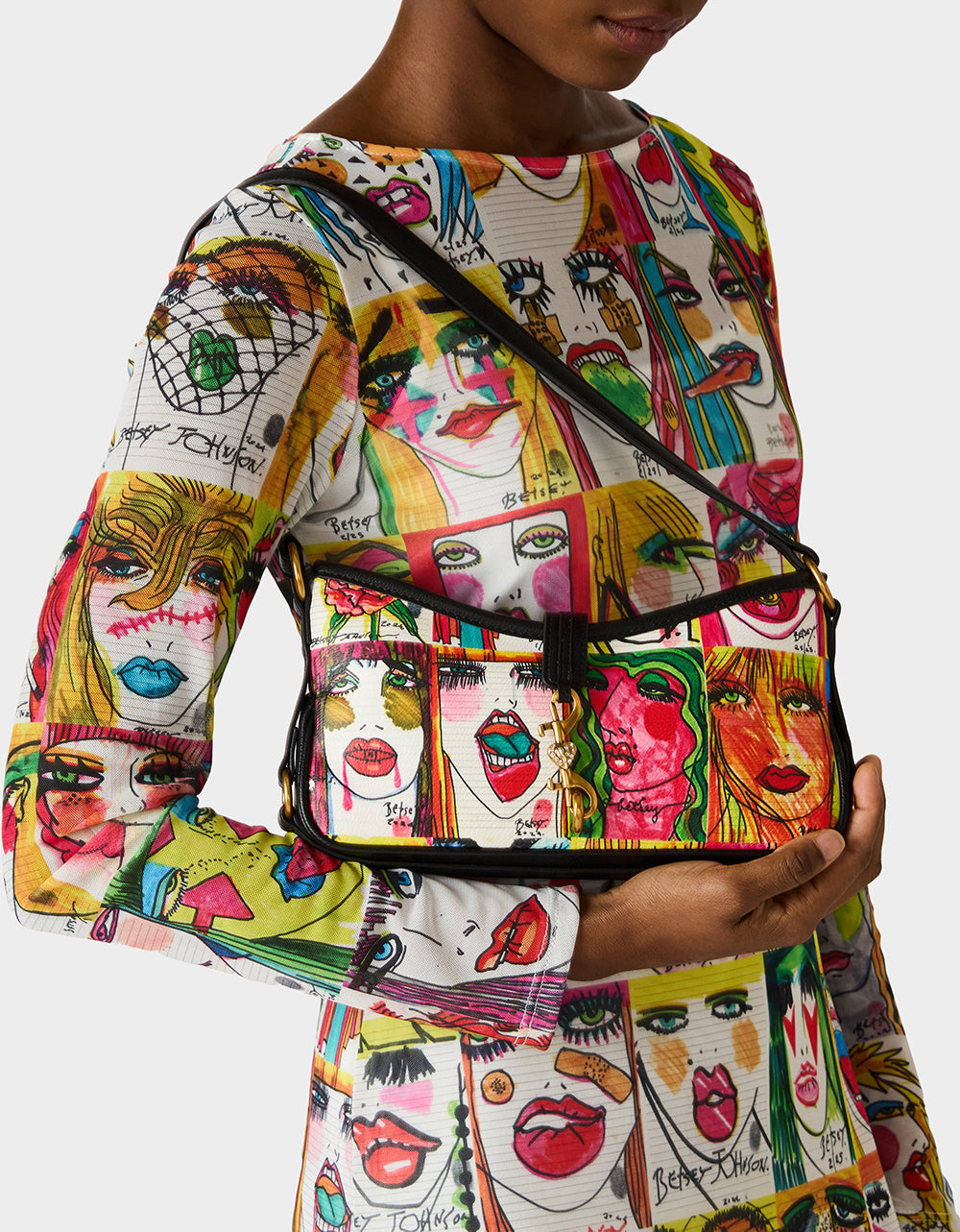 FACES SHOULDER BAG MULTI