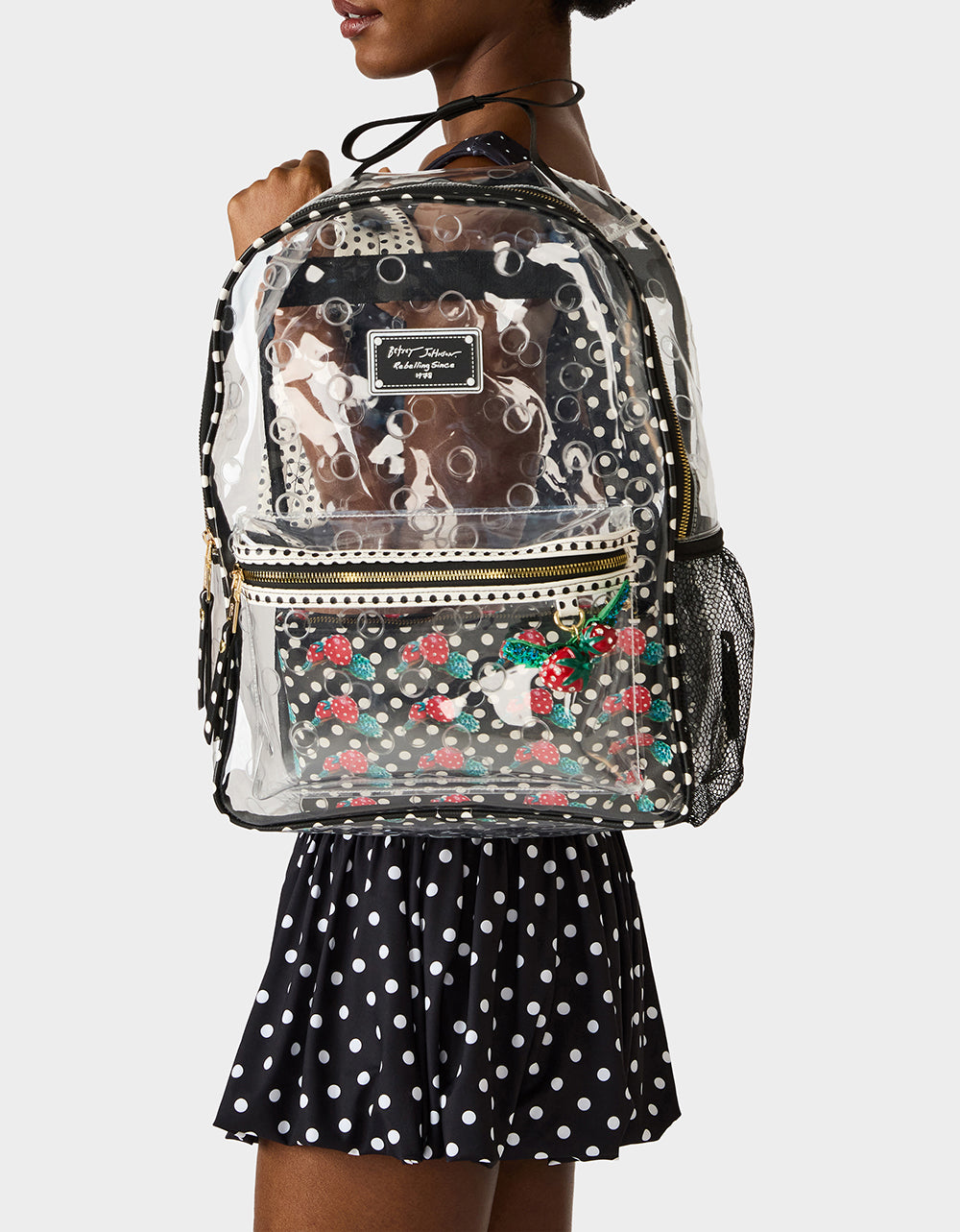 CLEAR BACKPACK DOTS