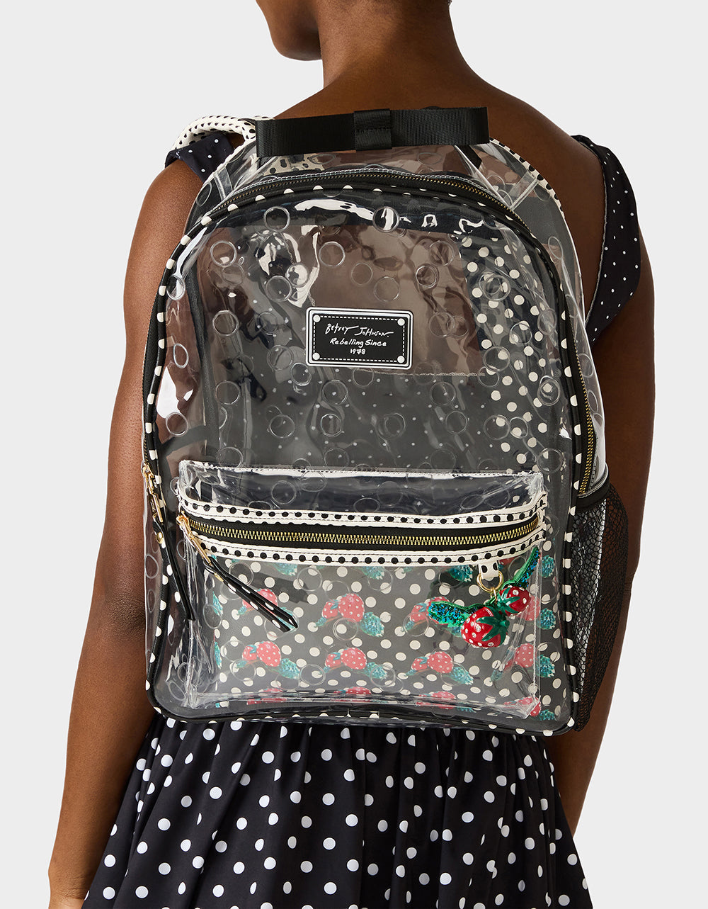CLEAR BACKPACK DOTS