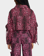 YUKI CROPPED JACKET PINK
