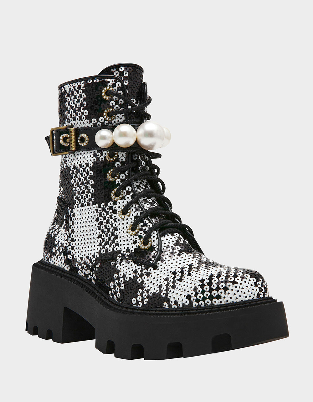 JONNIE BLACK WHITE PLAID