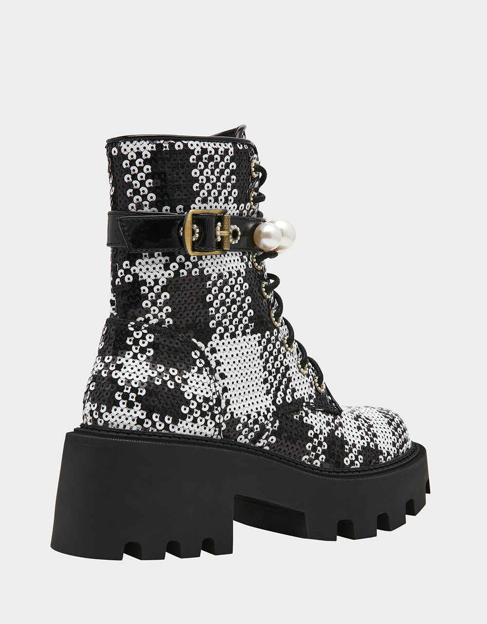 JONNIE BLACK WHITE PLAID
