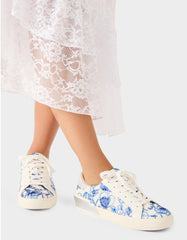 DAMON WHITE/BLUE FLORAL