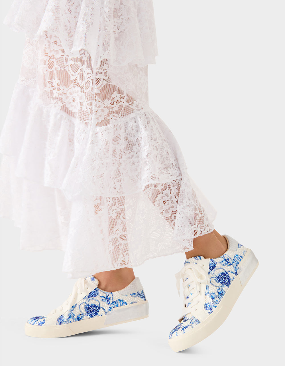 DAMON WHITE/BLUE FLORAL