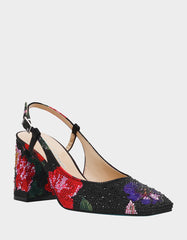 ELIAS BLACK MULTI FLORAL
