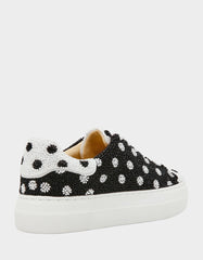 SIDNY WHITE/BLACK POLKA DOT