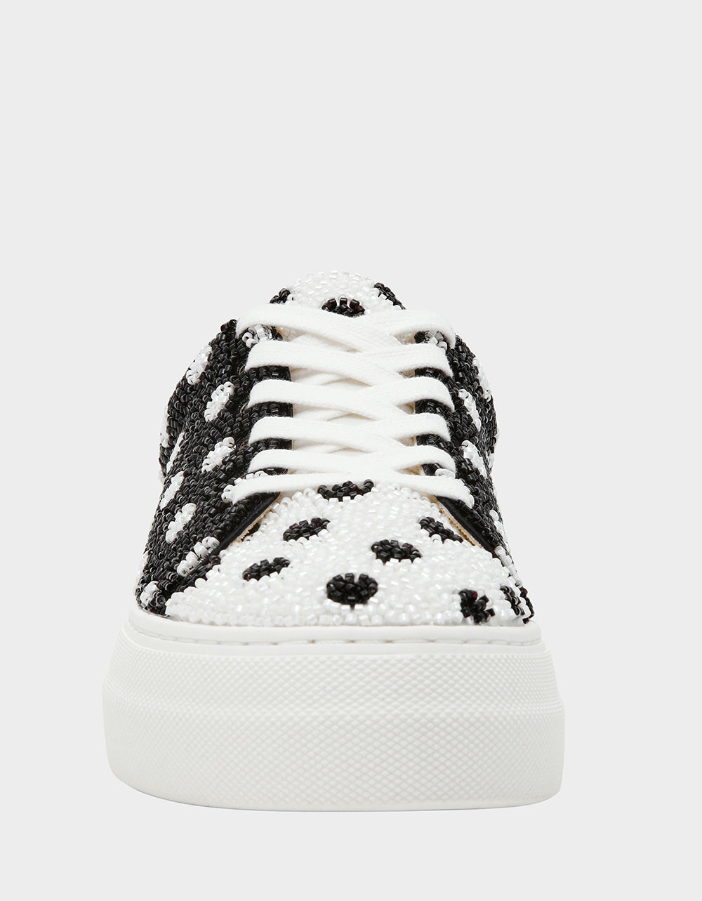 SIDNY WHITE/BLACK POLKA DOT