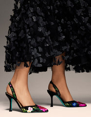 APRIL BLACK MULTI FLORAL