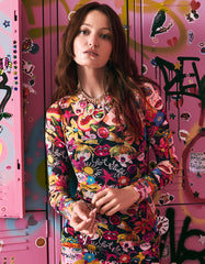 ART CAMPAIGN CHARM NECKLACE MULTI