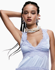 PEARL STRANDS COLLAR NECKLACE PEARL