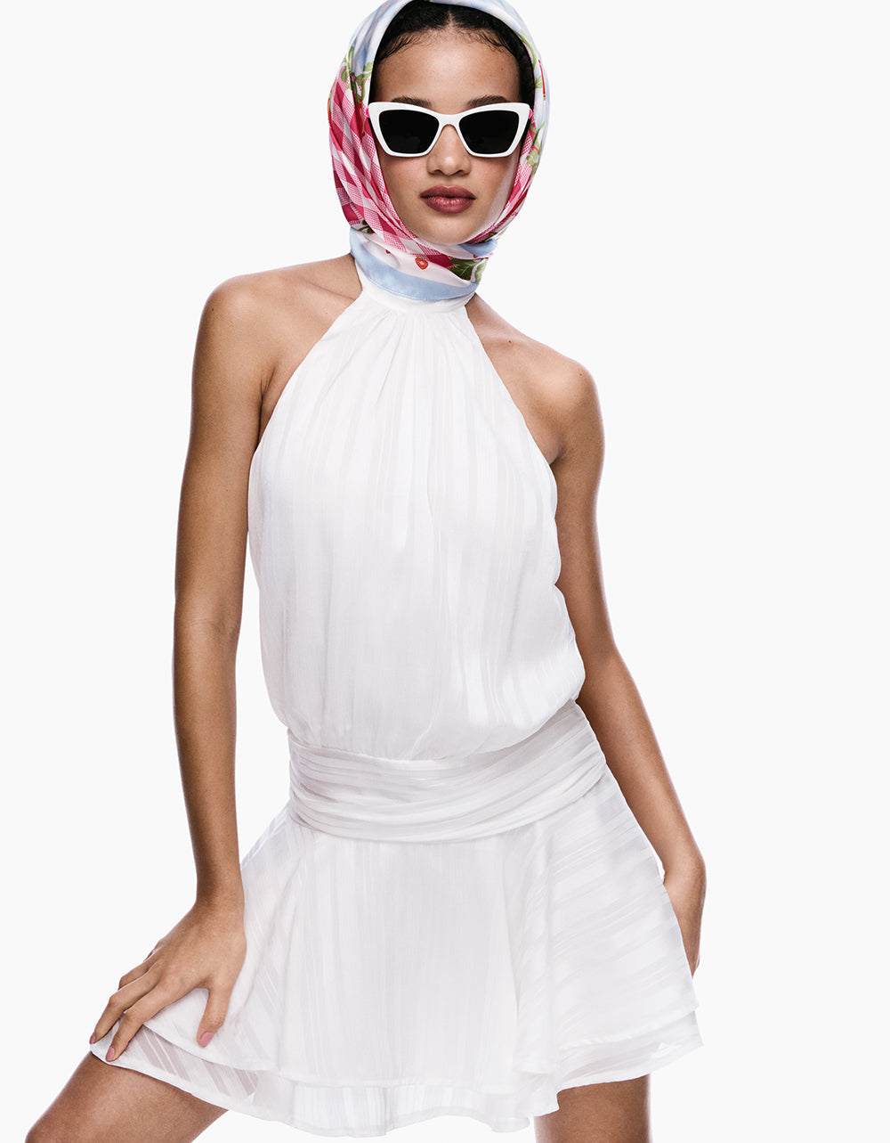 TWIRL DREAMS DRESS WHITE