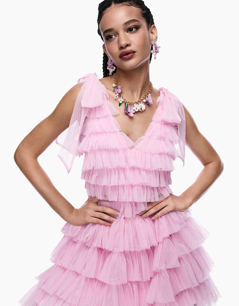 SUGAR PUFF DRESS PETAL PINK