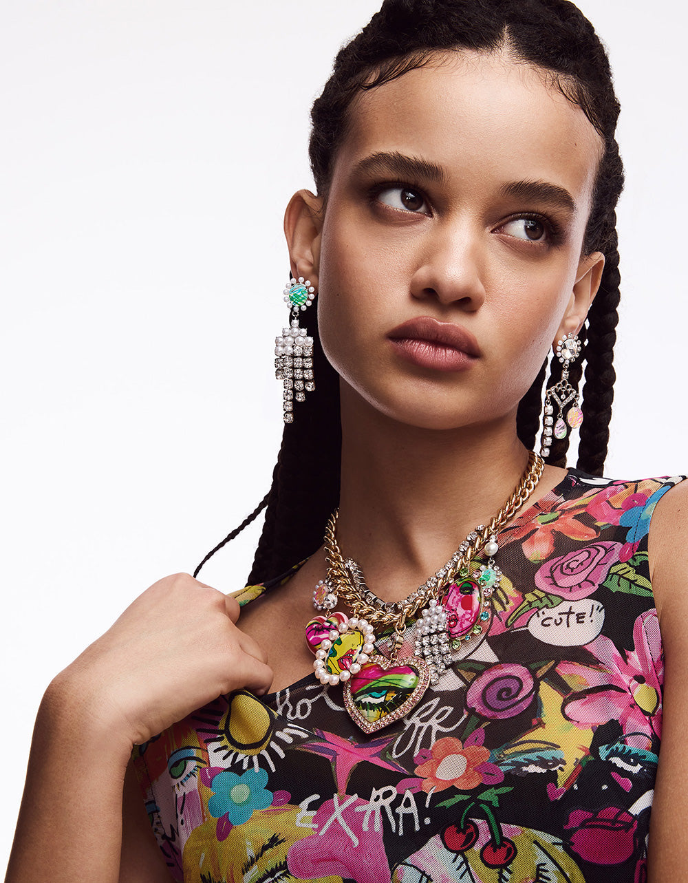 ART CAMPAIGN CHANDELIER MISMATCH EARRINGS