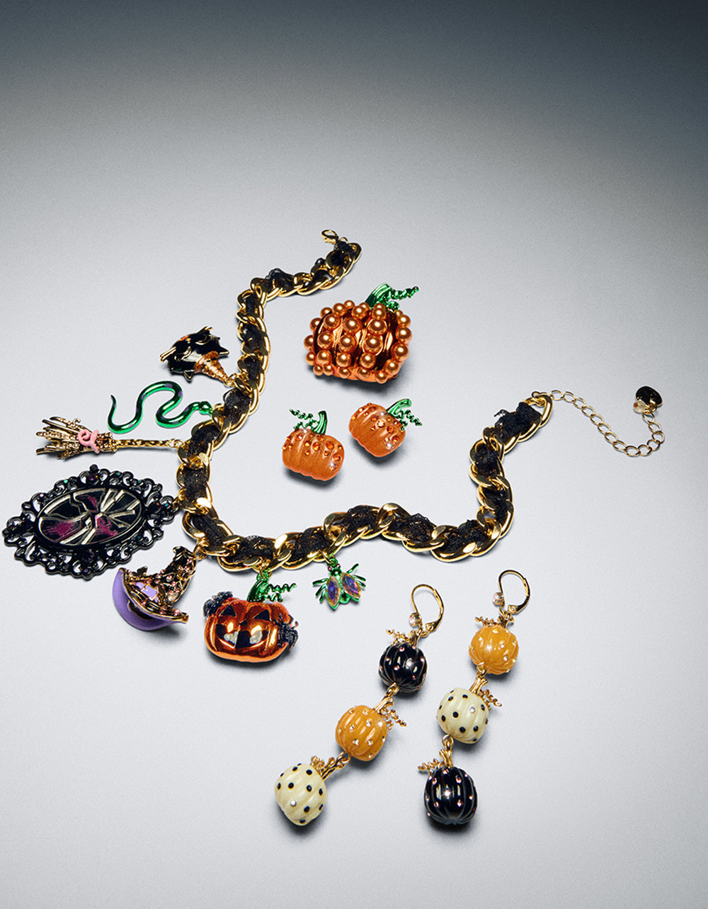 PUMPKIN LINEAR EARRING MULTI