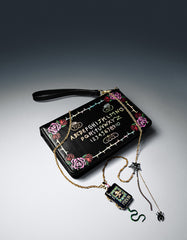 POISON LONG PENDANT NECKLACE BLACK
