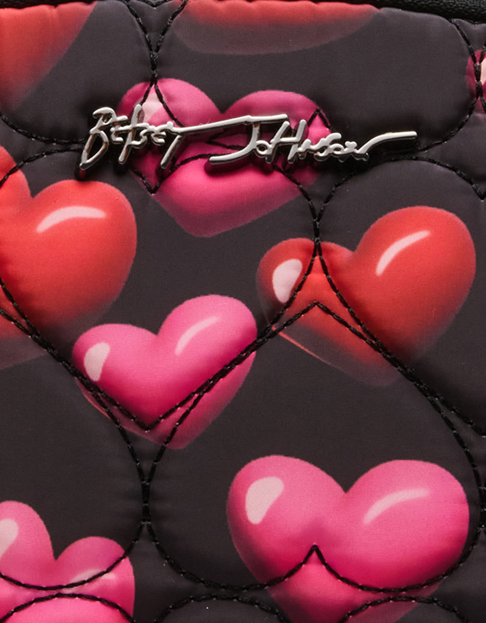 LOAF COSMETIC CASE WITH MIRROR BLACK/MULTI
